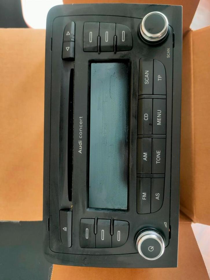 Audi A3 8P Concert Radio - Origineel & Getest!, Auto diversen, Autoradio's, Gebruikt, Ophalen of Verzenden