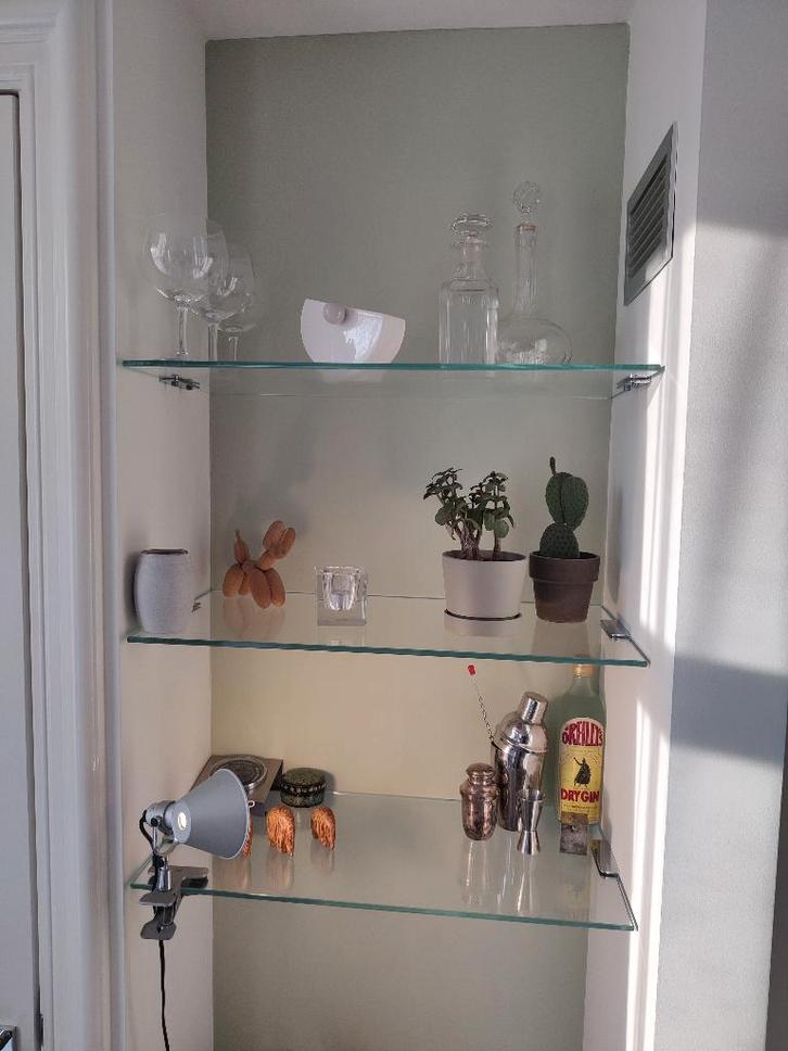 Glass shelf / glazen plank, Huis en Inrichting, Kasten | Stellingkasten, Ophalen