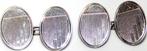 Schitterende Art Deco Zilver Jumelles Manchetknopen, Sieraden, Tassen en Uiterlijk, Manchetknopen, Verzenden, Zo goed als nieuw