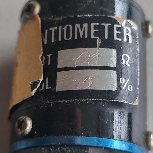 Precisie Potentiometer 500 Ohm, Hobby en Vrije tijd, Elektronica-componenten, Zo goed als nieuw, Ophalen of Verzenden