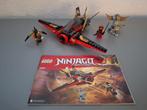 Set 70650 Lego Ninjago Gevechtsvliegtuig, Kinderen en Baby's, Speelgoed | Duplo en Lego, Ophalen of Verzenden, Zo goed als nieuw