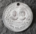 penning 25 jaar kroningsfeest Willem III en Sophie 1849-1874, Postzegels en Munten, Penningen en Medailles, Ophalen of Verzenden