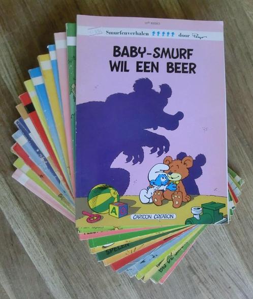 13 stripboeken uit de reeks van de Smurfen, Boeken, Stripboeken, Gelezen, Meerdere stripboeken, Ophalen of Verzenden
