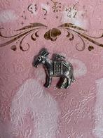 Zilveren bedel hanger ezel voor bedelarmband ketting, Sieraden, Tassen en Uiterlijk, Bedels, Ophalen of Verzenden, Zilver