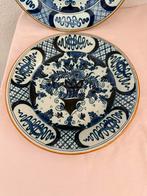 Antieke Delfts Blauw Schalen Set van 2, Ophalen of Verzenden