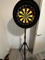 Winmau blade 6 triple core dartbord complete set, Ophalen, Zo goed als nieuw, Dartbord