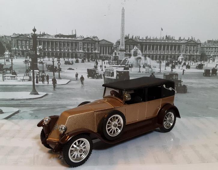 1:43 Renault 40 CV (Type NM) Torpedo, closed 1926; Solido, Hobby en Vrije tijd, Modelauto's | 1:43, Zo goed als nieuw, Auto, Solido