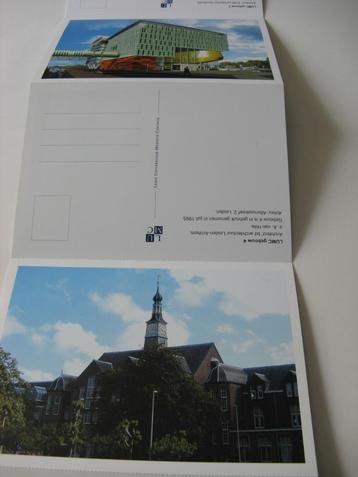 Lumc leiden met 5 postzegels en 6 ongelopen ansichtkaarten. beschikbaar voor biedingen