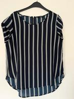 Blauw met wit shirtje van ONLY maat 38, Maat 38/40 (M), Blauw, Ophalen of Verzenden, Zo goed als nieuw