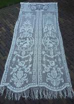 Antiek Toscaans jaren 1920/30 kanten gordijn 2.89x1.22 m, Verzenden