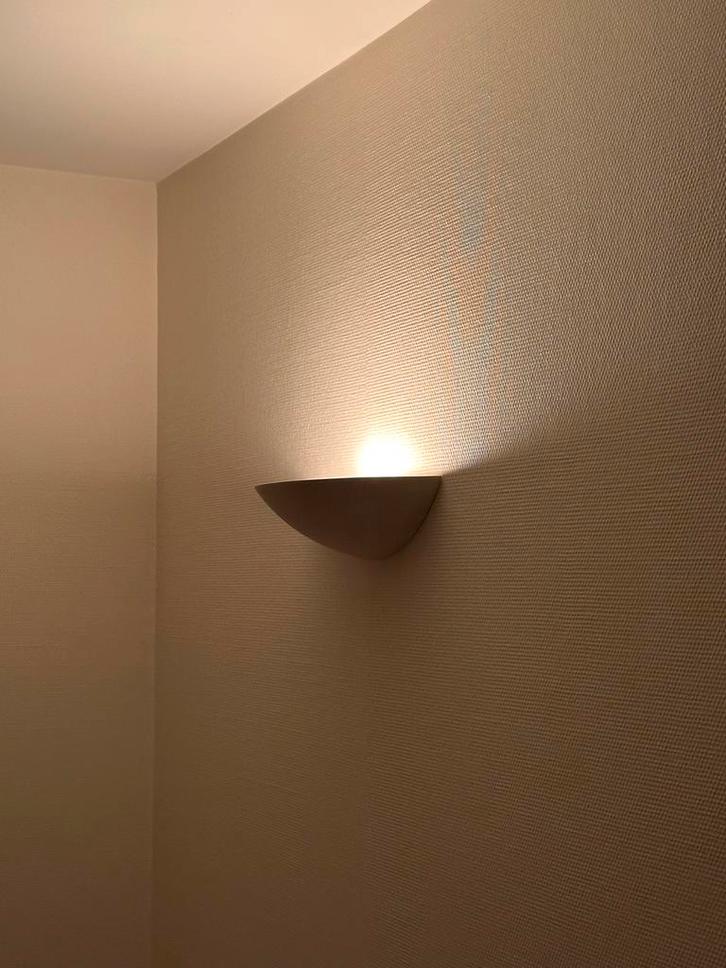 Mooie Up-Light wanlampen 3x, Huis en Inrichting, Lampen | Wandlampen, Zo goed als nieuw, Overige materialen, Ophalen