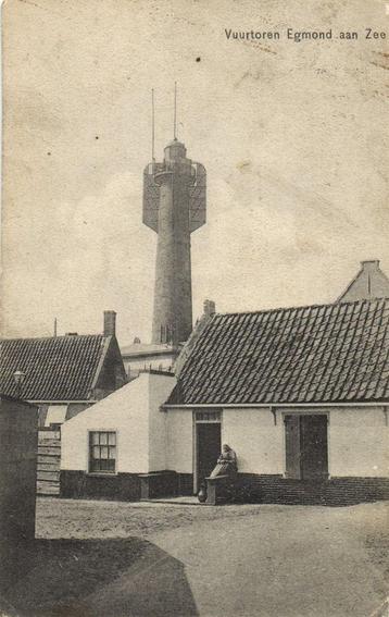 Vuurtoren - Egmond aan Zee - gelopen 1909 beschikbaar voor biedingen
