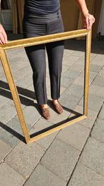 Gouden lijst 0.80 x 1.10 meter, Huis en Inrichting, Ophalen, Gebruikt, 100 tot 150 cm, 75 tot 100 cm