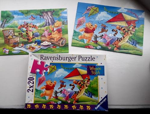Ravensburger legpuzzels van Winnie de Poeh (2 puzzels), Kinderen en Baby's, Speelgoed | Kinderpuzzels, Gebruikt, 10 tot 50 stukjes