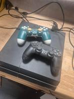 Playstation 4 + 2 controllers, Spelcomputers en Games, Ophalen of Verzenden, Zo goed als nieuw, Met 2 controllers