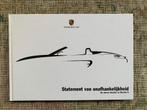 Folder brochure Porsche Boxster 981 2011 Nederlandstalig, Boeken, Porsche, Nieuw, Ophalen of Verzenden, Porsche
