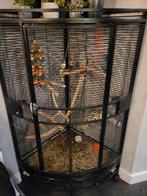 Hoek Vogelkooi, Strong Nadia XL, Dieren en Toebehoren, Vogels | Hokken en Kooien, Ophalen, Zo goed als nieuw, Metaal, Vogelkooi