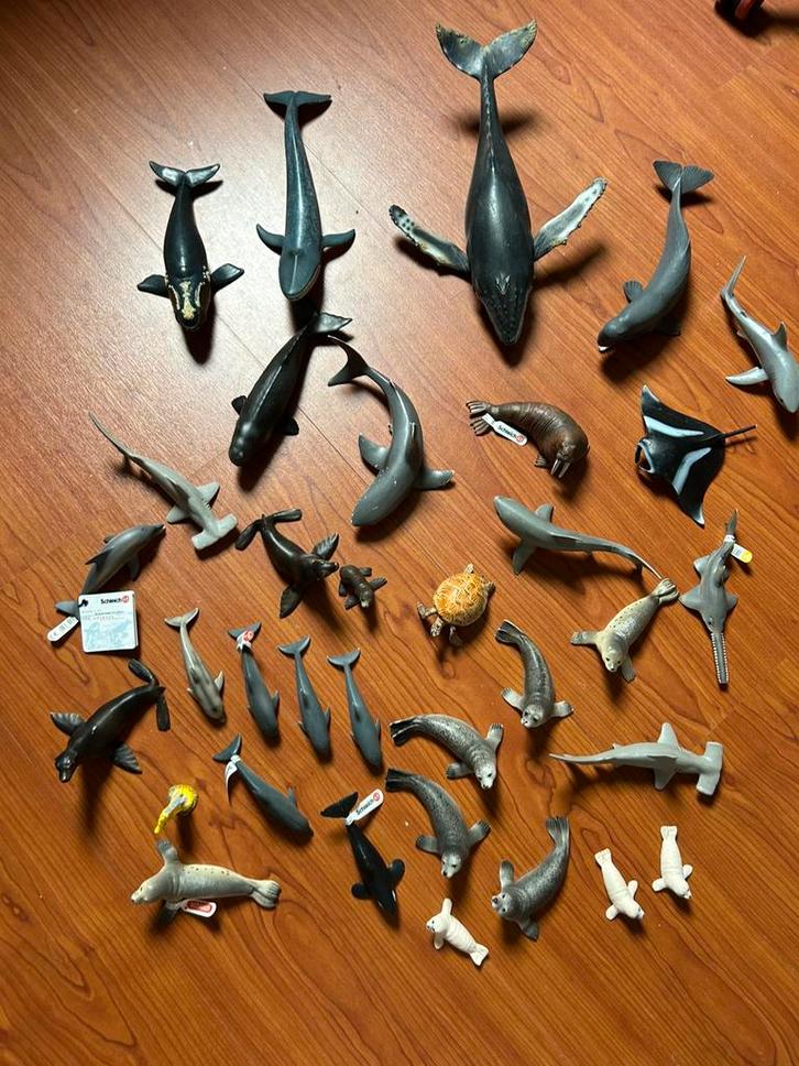Schleich zeedieren, Verzamelen, Dierenverzamelingen, Zo goed als nieuw, Beeldje of Figuurtje, Paard, Ophalen of Verzenden