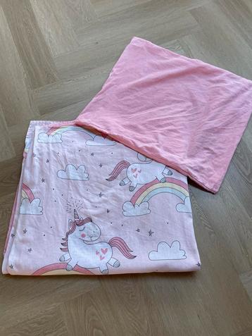 2x Roze Eenhoorn Dekbedovertrek beschikbaar voor biedingen