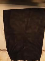Zwarte  nappa leren rok, Zwart, Leer of Kunstleer, Ophalen of Verzenden, Zo goed als nieuw