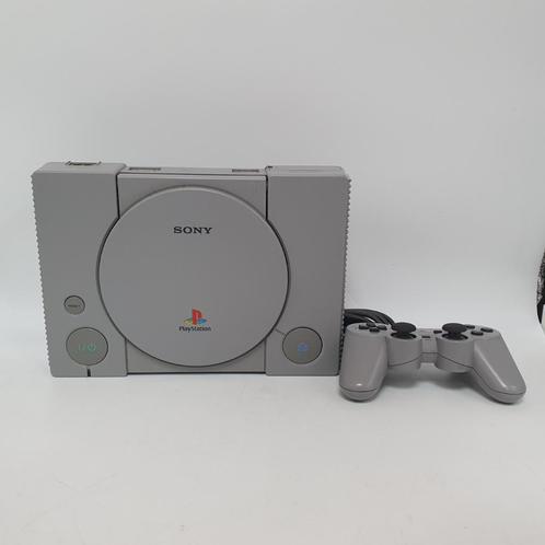 Playstation 1 incl. Controller in Nette Staat, Spelcomputers en Games, Spelcomputers | Sony PlayStation 1, Zo goed als nieuw, Met 1 controller