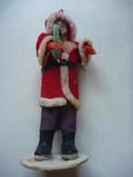 Vintage Kerstman op Gesuikerd plateau gemerkt JAPAN, Ophalen of Verzenden, Gebruikt