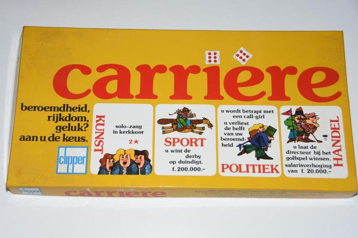 Bordspel Carriere Gezelschapspel Clipper zgan, Hobby en Vrije tijd, Gezelschapsspellen | Bordspellen, Zo goed als nieuw, Ophalen of Verzenden