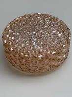 Vintage Glazen Plafondlamp Honingraat Design, Ophalen of Verzenden