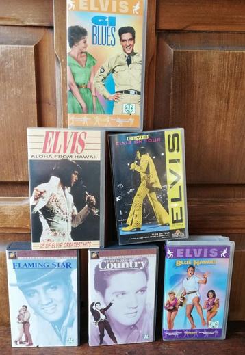 ELVIS. VHS. BANDEN. 6 stuks.  beschikbaar voor biedingen