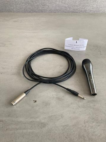 SkyTec 600 Ohm XLR Dynamische Microfoon incl. XLR-kabel beschikbaar voor biedingen