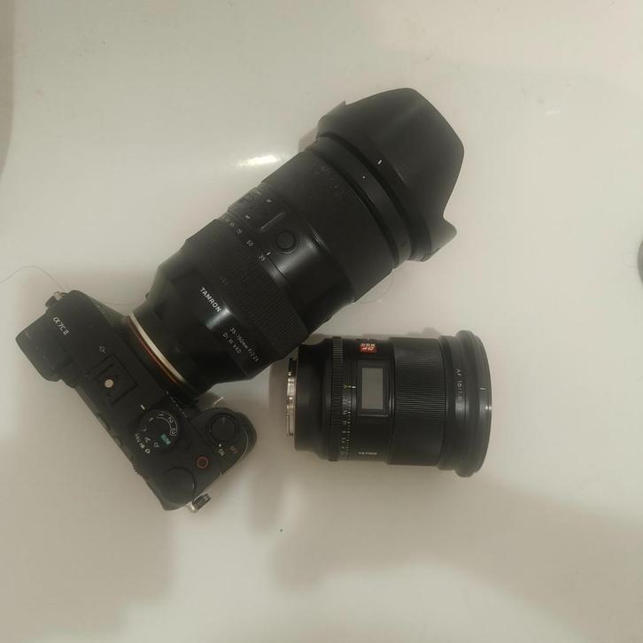 Sony a7cii + lenzen, Audio, Tv en Foto, Fotocamera's Digitaal, Gebruikt, Sony, Geen optische zoom, Ophalen of Verzenden