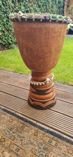 Afrikaanse Houten Trommel - djembe Handgemaakt, Ophalen, Gebruikt, Trommel