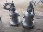 Industriële hanglampen 2 stuks., Huis en Inrichting, Lampen | Hanglampen, Ophalen