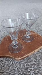 Vintage kristallen wijnglazen, Antiek en Kunst, Antiek | Glas en Kristal, Ophalen