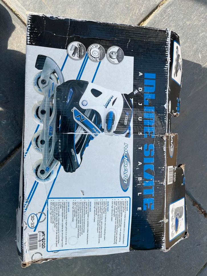 Nijdam Inline Skates Maat 30-33, Sport en Fitness, Skeelers, Zo goed als nieuw, Inline skates 4 wielen, Overige merken, Kinderen