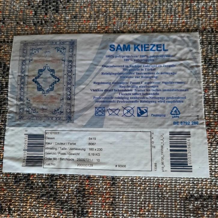 Mooi Vloerkleed - 160x230 cm, Huis en Inrichting, Stoffering | Tapijten en Kleden, Zo goed als nieuw, 150 tot 200 cm, 200 cm of meer