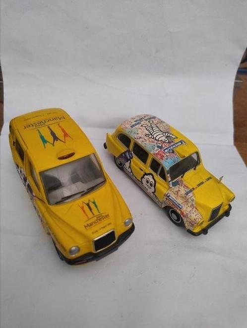 👉 2 Engelse taxi modellen, Hobby en Vrije tijd, Modelauto's | 1:43, Zo goed als nieuw, Auto, Overige merken, Ophalen of Verzenden