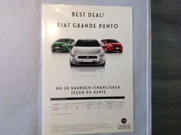 Fiat Grande Punto en Panda financiering 2008 NED 2 blz beschikbaar voor biedingen