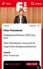 2 tickets oudejaarsconference 2025 Amersfoort, Twee personen, Oktober
