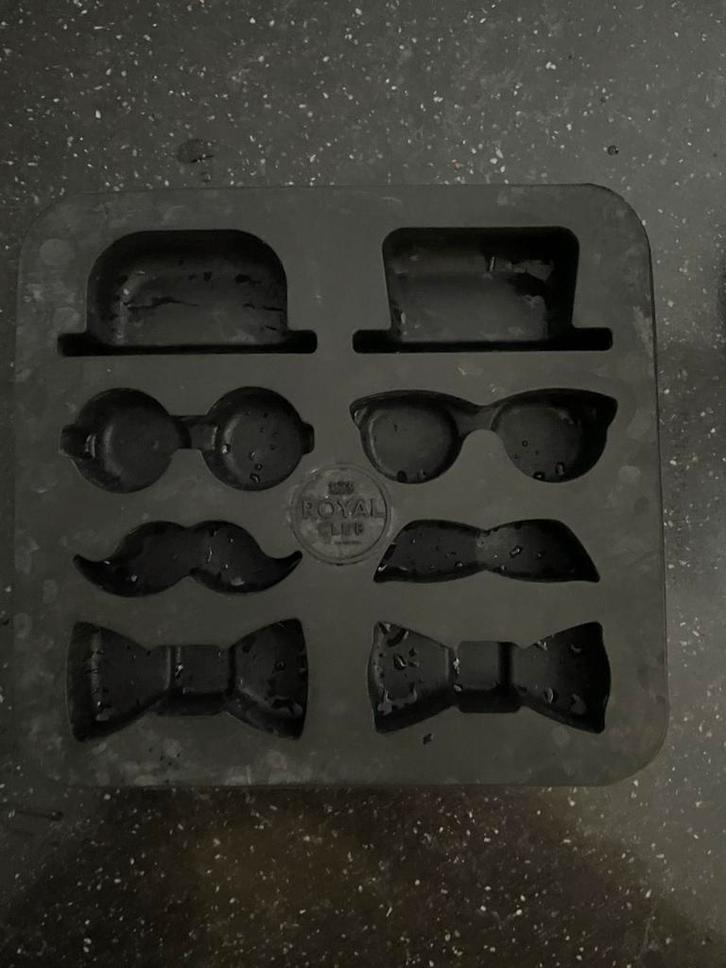 Ijsblokjesvorm Gentleman Motieven, Huis en Inrichting, Keuken | Keukenbenodigdheden, Zo goed als nieuw, Ophalen of Verzenden