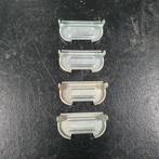 4x Bruynzeel metalen schappendragers, plankendragers, legbo, Niet ingevuld, Gebruikt, Niet ingevuld, Niet ingevuld