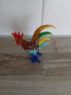 Murano Glas Haantje - Kleurrijk Decoratie Object, Ophalen of Verzenden