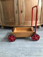 Origineel loopwagentje - hout, Kinderen en Baby's, Speelgoed | Houten speelgoed, Ophalen of Verzenden, Gebruikt, Rij- of Hobbelspeelgoed