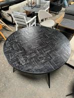 Stijlvolle zwarte eet tafel, Ophalen of Verzenden, Zo goed als nieuw, Rechthoekig, Minder dan 50 cm