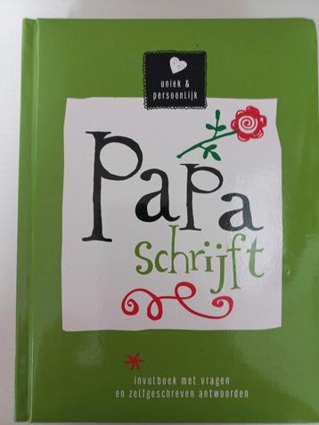 Papa Schrijft - Invulboek voor Papa - Nieuw beschikbaar voor biedingen