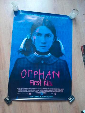 Orphan First Kill horror bioscoopposter. 
 beschikbaar voor biedingen