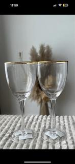 Zara Home Glazen met Gouden Rand, Glas of Glazen, Ophalen of Verzenden, Effen, Glas