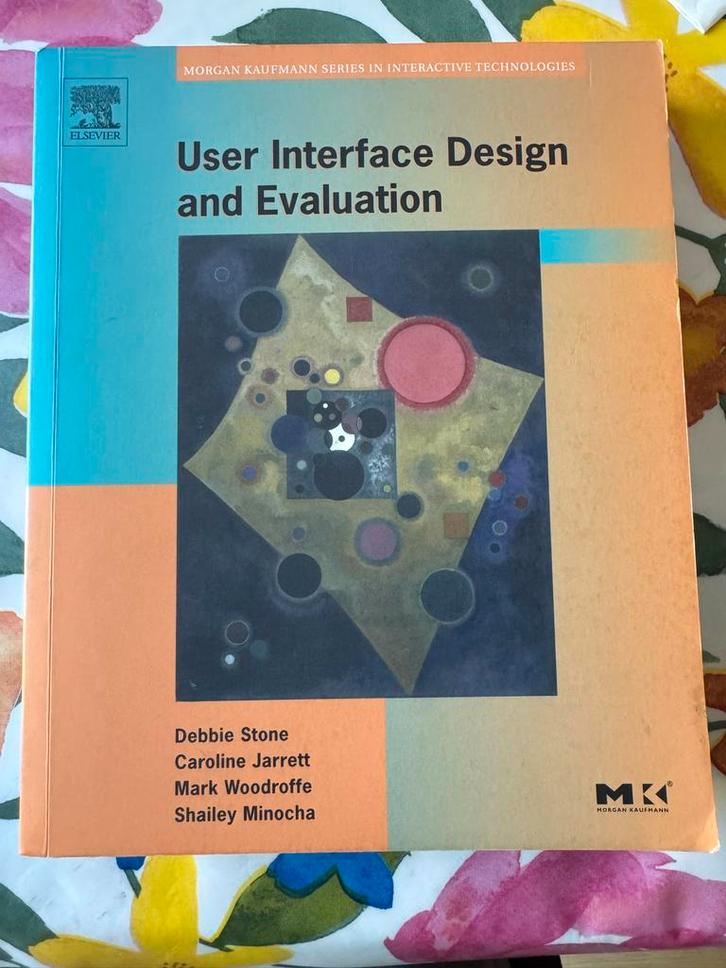 User Interface Design en Evaluatie - Studieboek, Boeken, Studieboeken en Cursussen, Gelezen, HBO, Gamma, Ophalen of Verzenden
