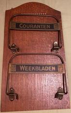 Vintage kranten- en weekbladenhouder, Antiek en Kunst, Ophalen of Verzenden