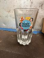6 Mort Subite Bierglazen - Belgisch Bierglas Set Antiek Glas, Antiek en Kunst, Ophalen of Verzenden
